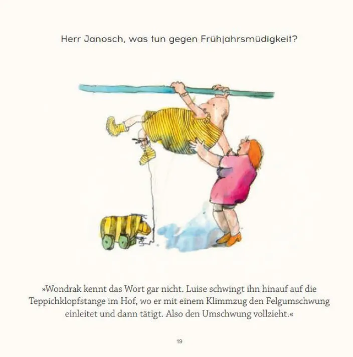 Buch Wondrak: Herr Janosch, was hilft gegen Langeweile im Alter?