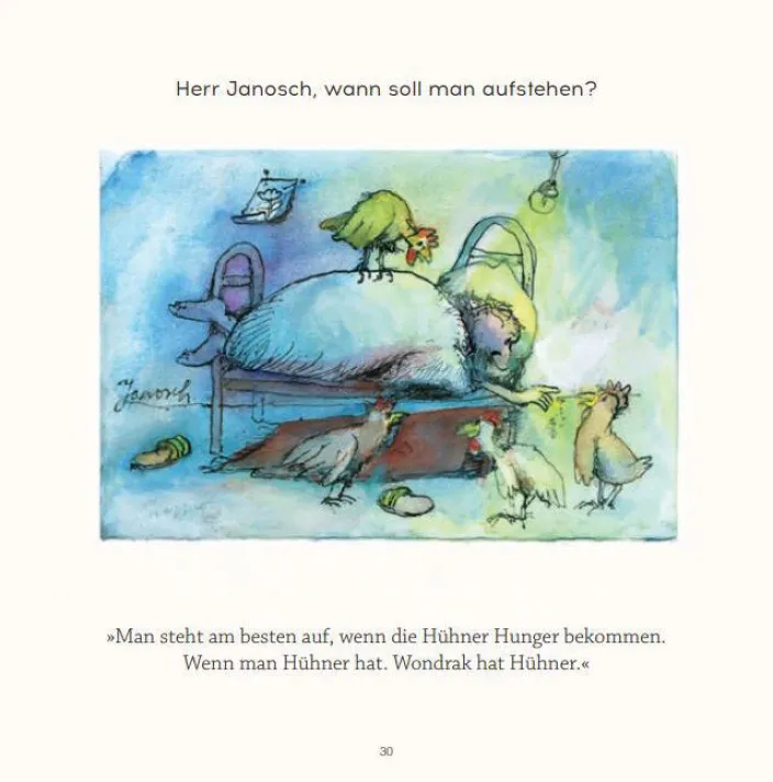 Buch Wondrak: Herr Janosch, was hilft gegen Langeweile im Alter?
