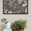 Citymap »Essen« aus Holz