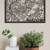 Citymap »München« aus Holz