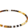 Collier »Bernsteinwürfel«