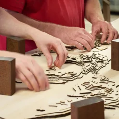 3-D Holzkarte »London«