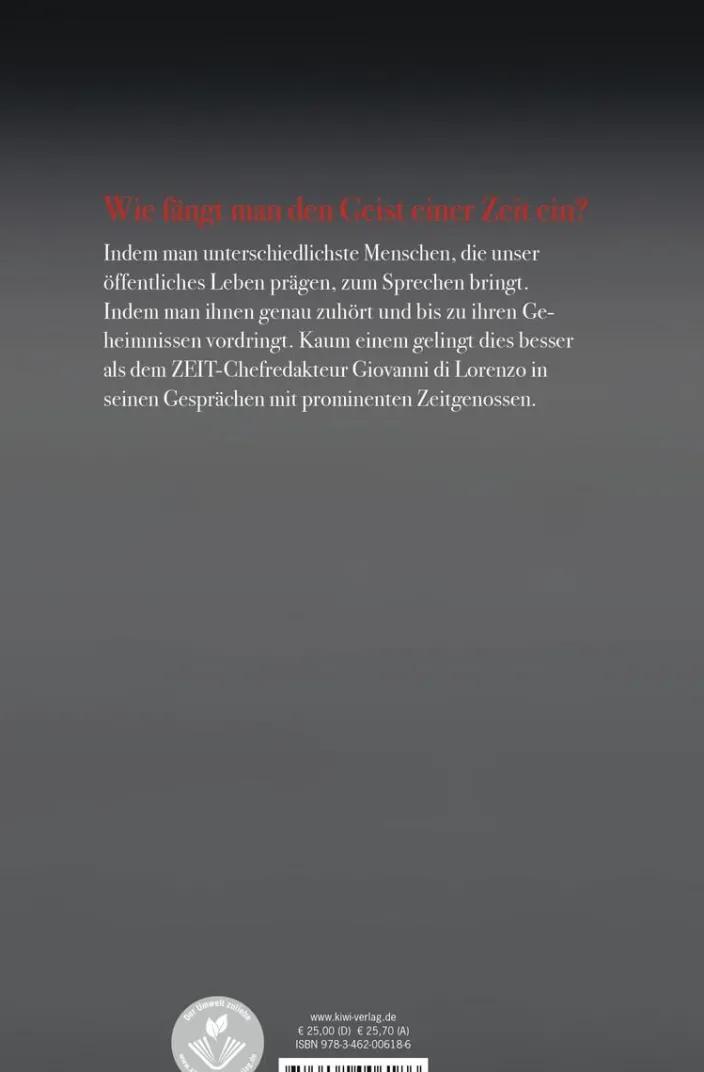 Di Lorenzo, G.: Vom Leben und anderen Zumutungen