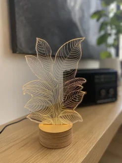 3D-Lampe #Heliconia