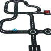 Filz-Spielstraße mit 2 Fahrzeugen