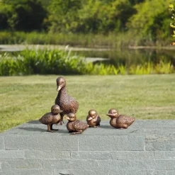 Gartenskulpturen »Entenfamilie«
