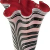 Glasvase Stripes