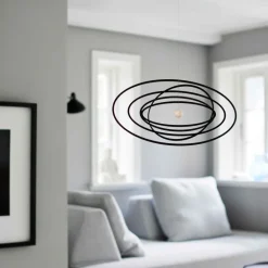 Hanging Art »Science Fiction Ellipse, Horizontal«