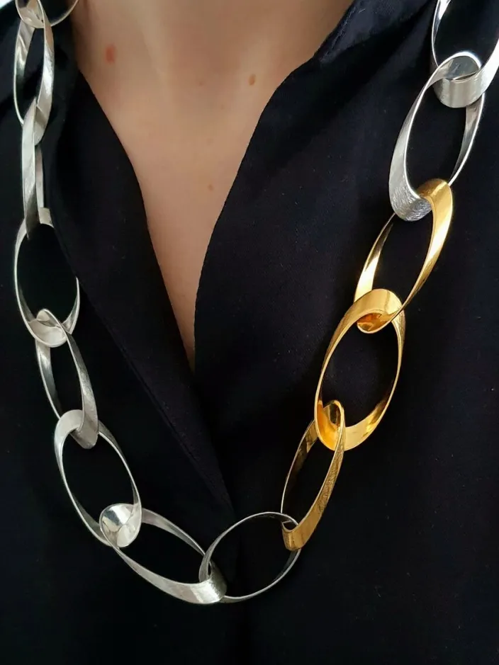 HML-Collier »Standing Ovations«, Silber und Gold