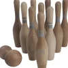 Holzkegel Set