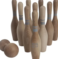 Holzkegel Set