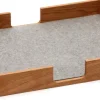 Holztablett mit Filz