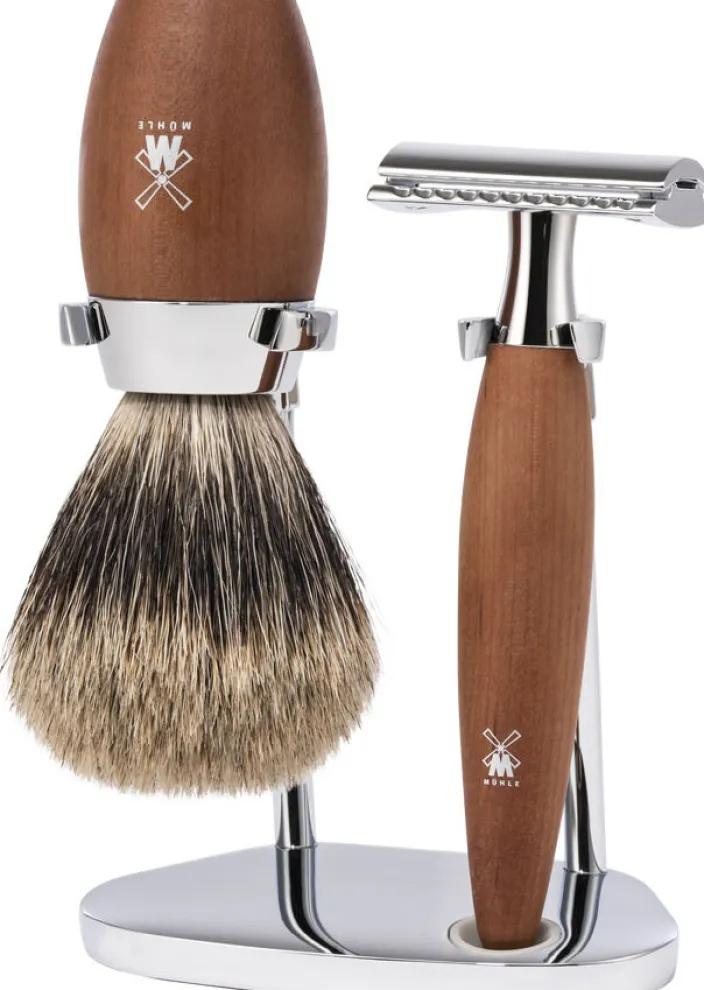 »KOSMO« Rasierset mit feinem Dachshaar und Rasierhobel