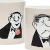 Loriot: ​ 2 Becher mit Künstlermotiven »Rosenkavalier« &amp; »Conférencier« im Set, Porzellan​