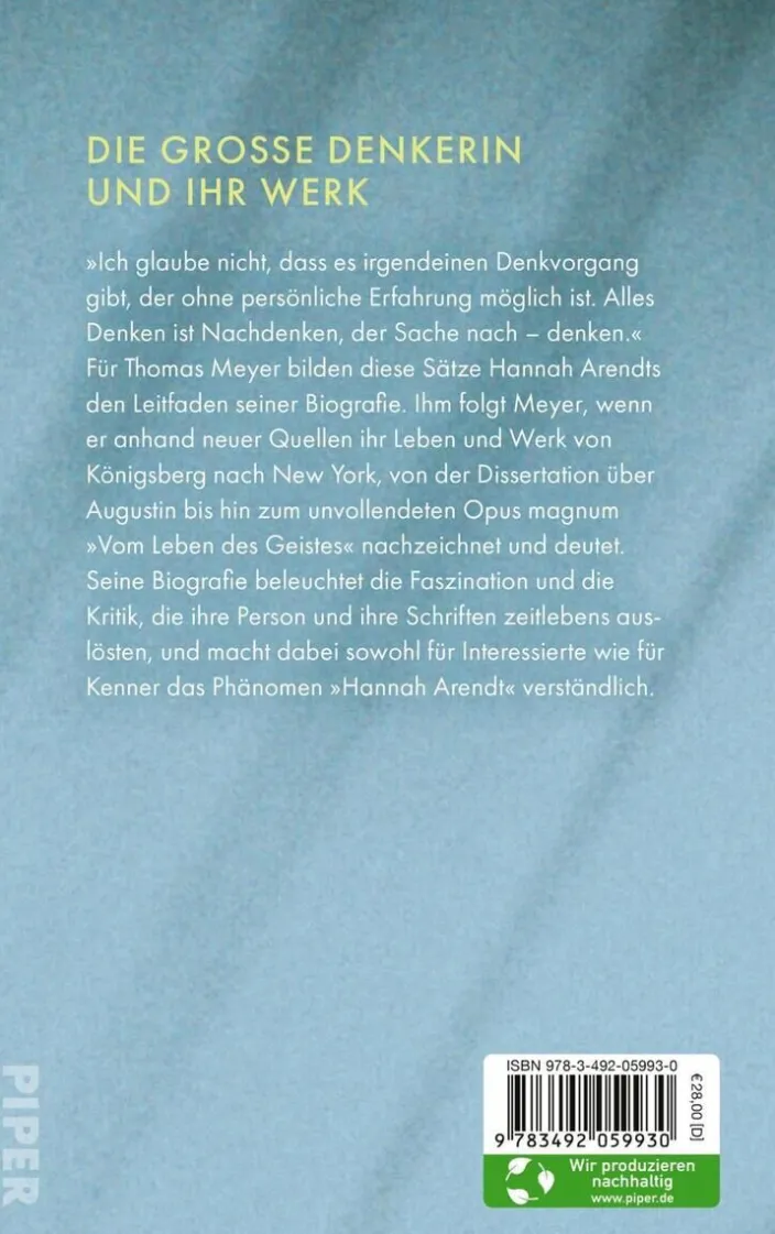 Meyer, T: Hannah Arendt