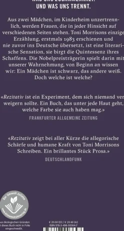 Morrison, Toni: Rezitativ