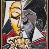Picasso, Pablo: »Kopf einer lesenden Frau«