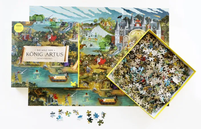 Puzzle »Die Welt von König Artus«