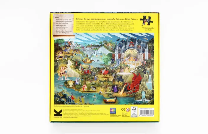 Puzzle »Die Welt von König Artus«