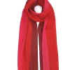 Roter Leinenschal