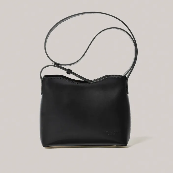 Schultertasche Kernleder