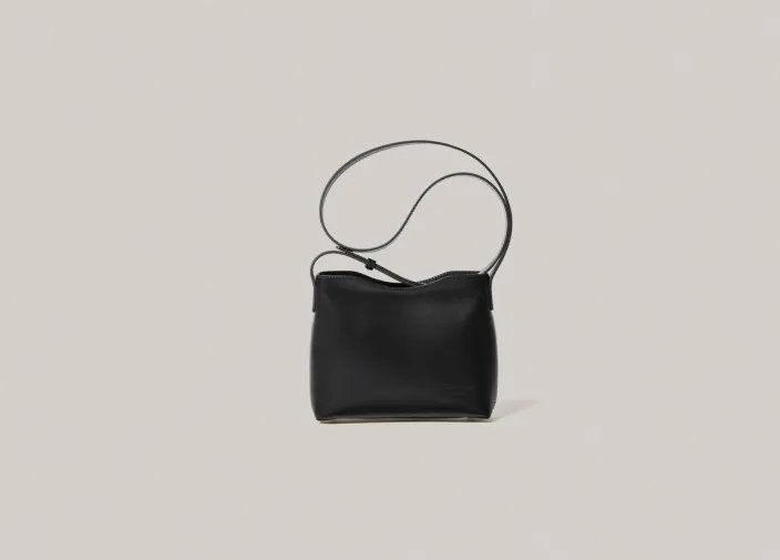 Schultertasche Kernleder
