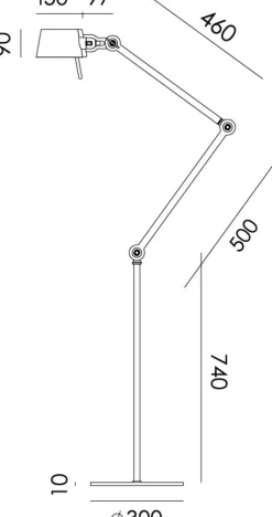 Stehlampe »BOLD (2arm)«