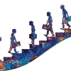 Wandskulptur »On the stairs«