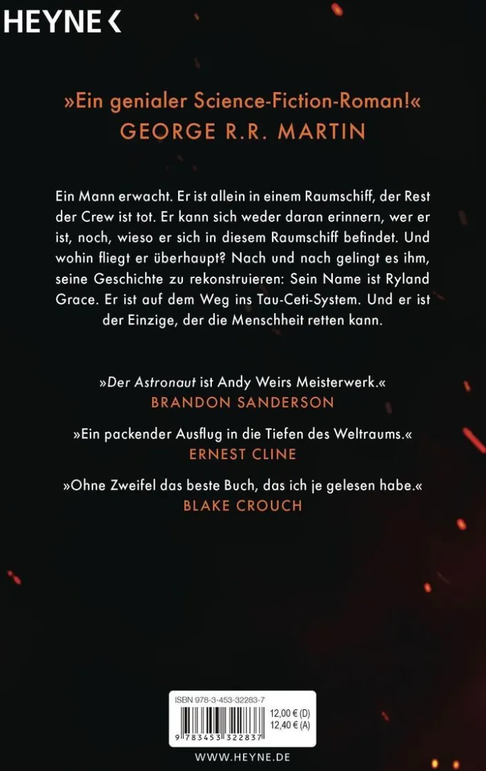 Weir, Andy: Der Astronaut