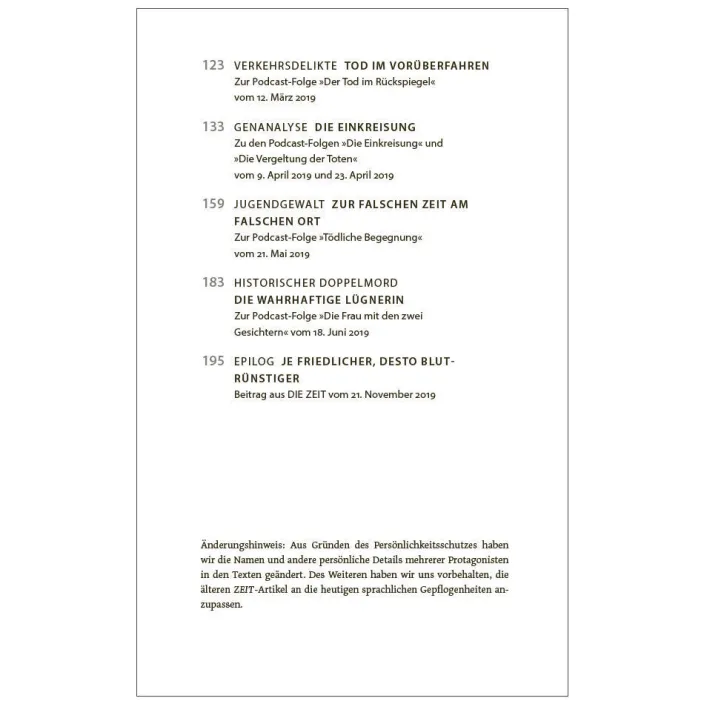 ZEIT Verbrechen - Paperback